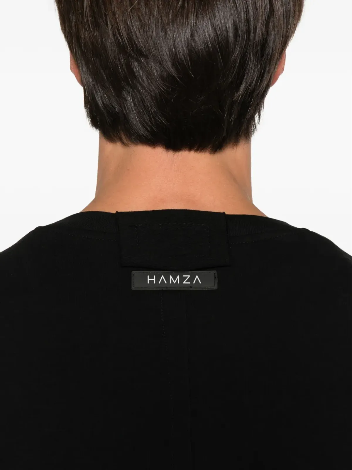 HAMZA ショートスリーブTシャツ - ブラック - 画像4