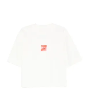 HAMZA ハートポスト プリントTシャツ ホワイト - サムネイル1