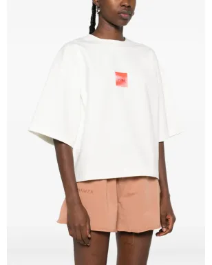 HAMZA ハートポスト プリントTシャツ ホワイト - サムネイル3