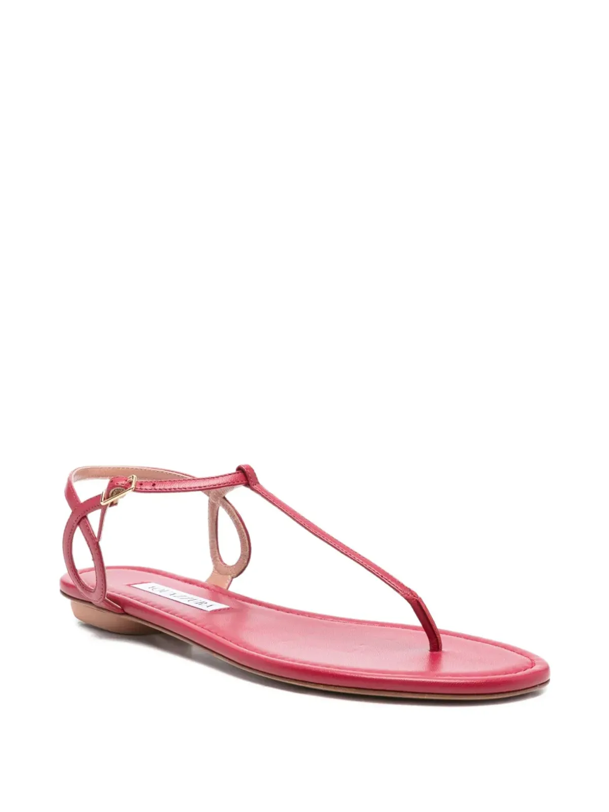 Aquazzura レザーTバーサンダル - 画像2