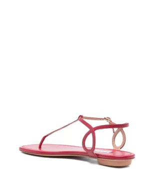 Aquazzura レザーTバーサンダル - サムネイル3