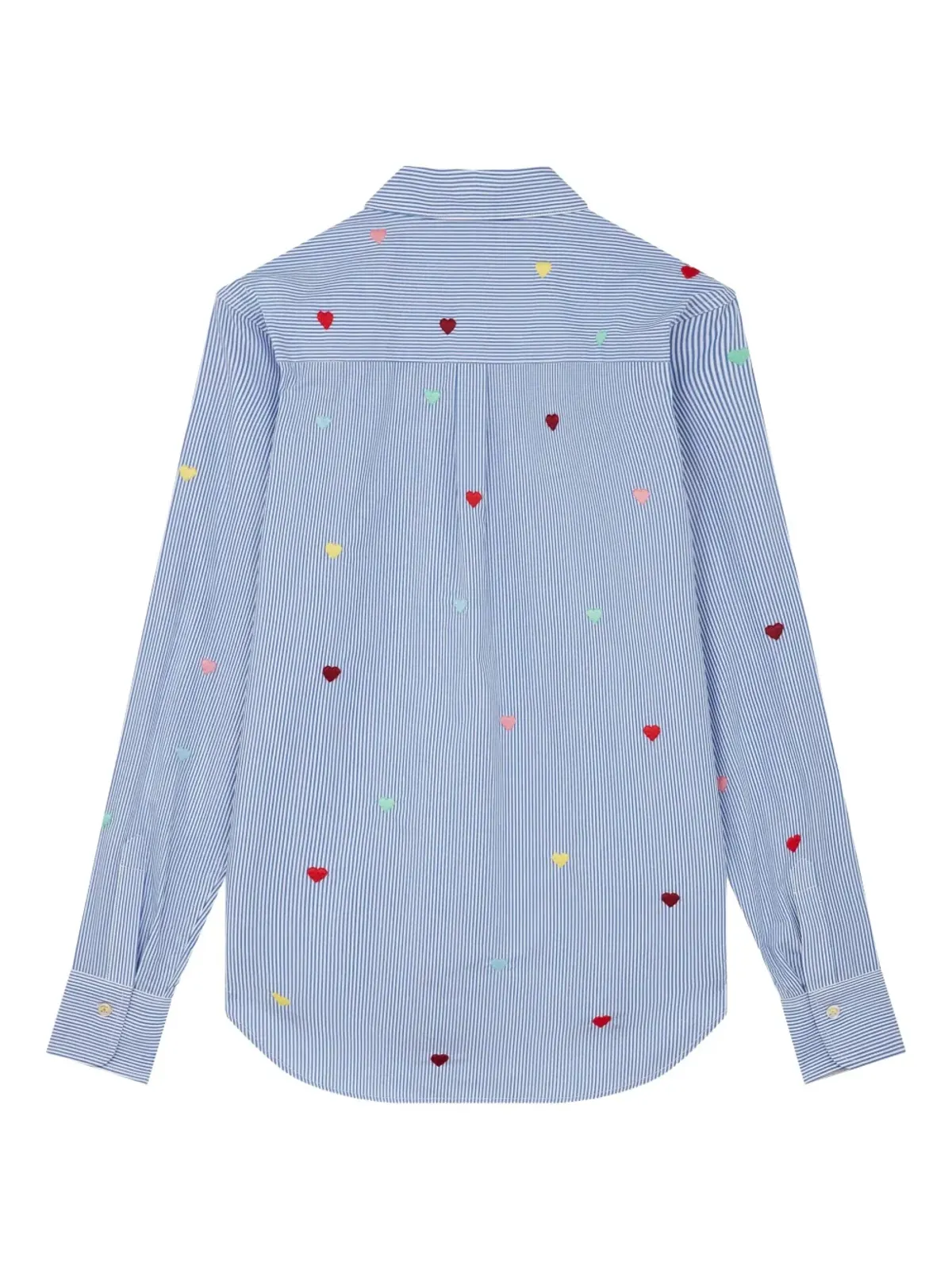 Mira Mikati ストライプハートシャツ - 画像2