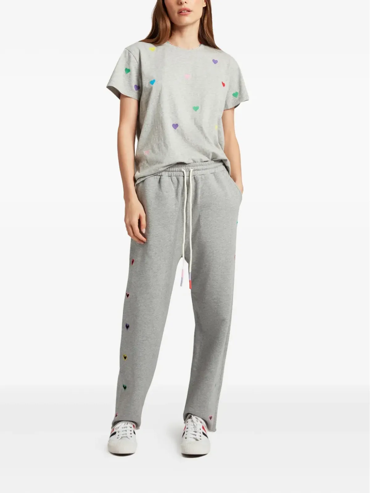 Mira Mikati ハートディテール トラックパンツ - グレー - 画像2