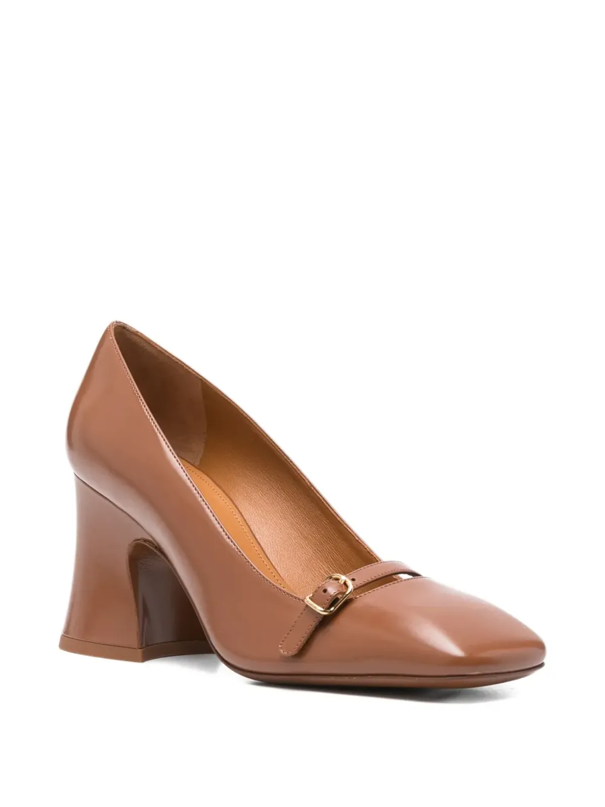 Chloé ジャニス バックルディテール フレアパンプス - 画像2