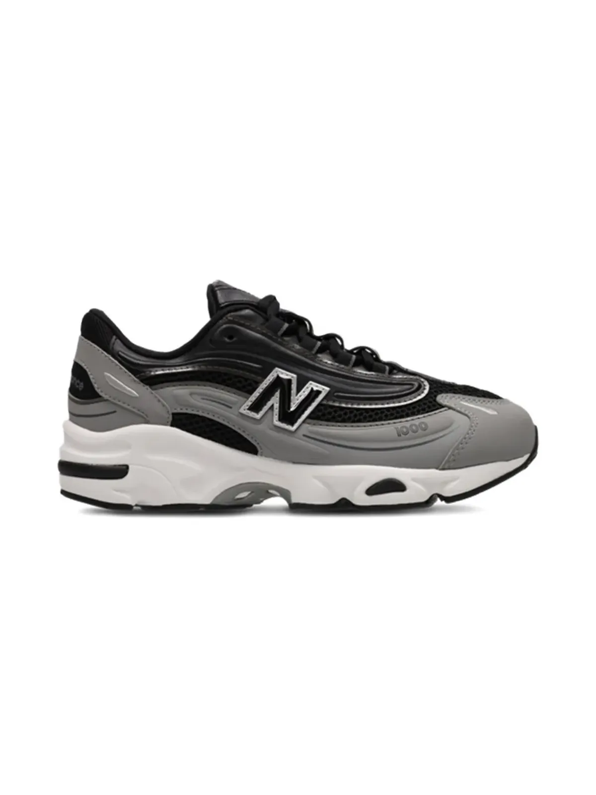 New Balance Kids 1000 レースアップ メタリックエフェクト スニーカー - 画像2