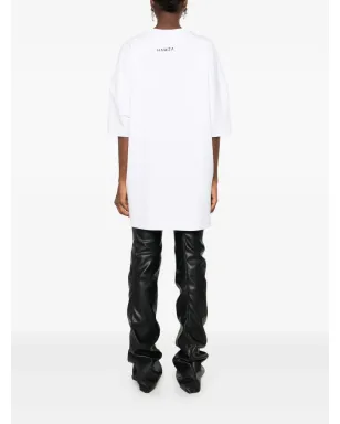 HAMZA コルセットバックルプリントTシャツ - サムネイル4