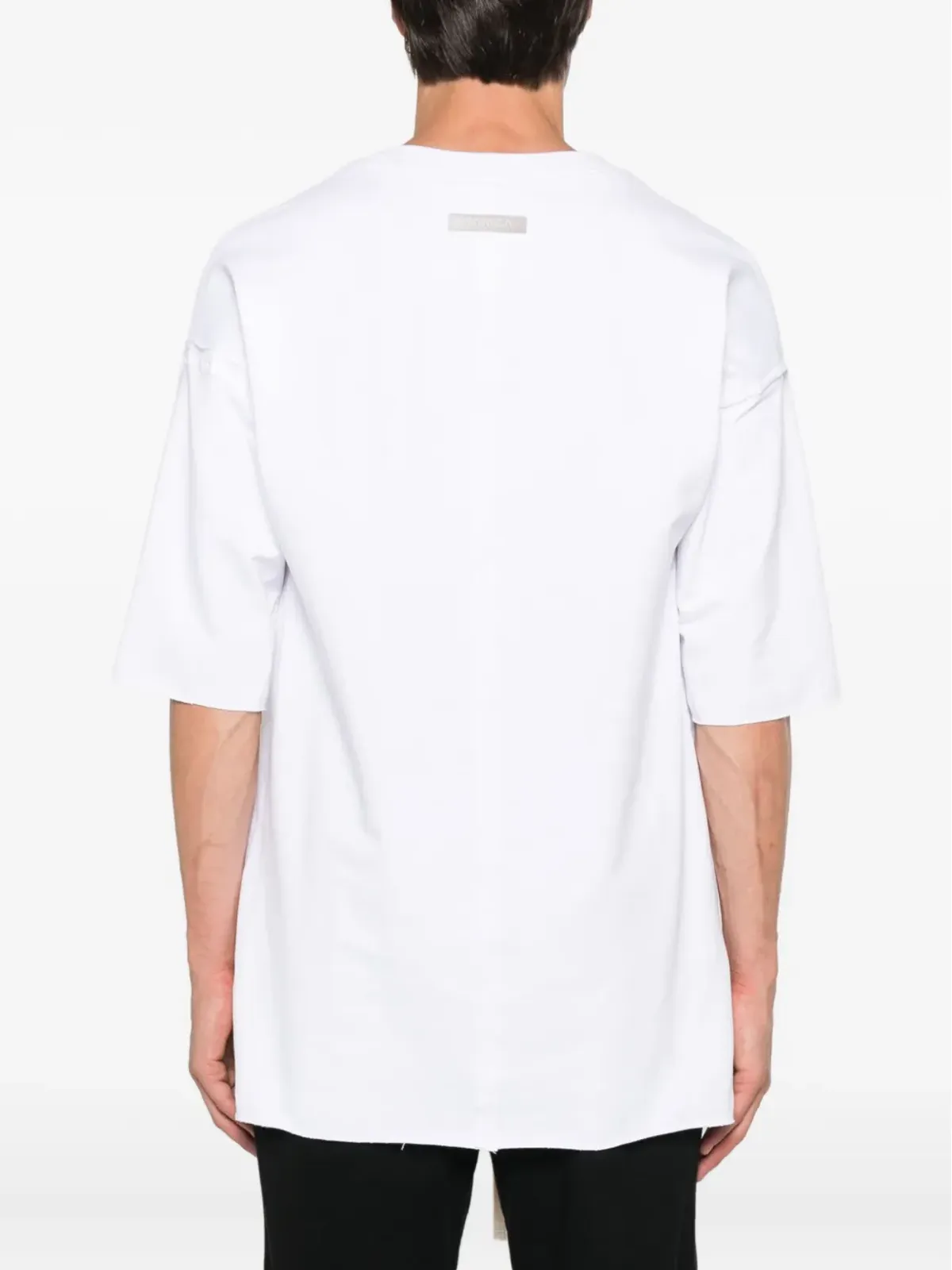 HAMZA 半袖コットンTシャツ - White - 画像3