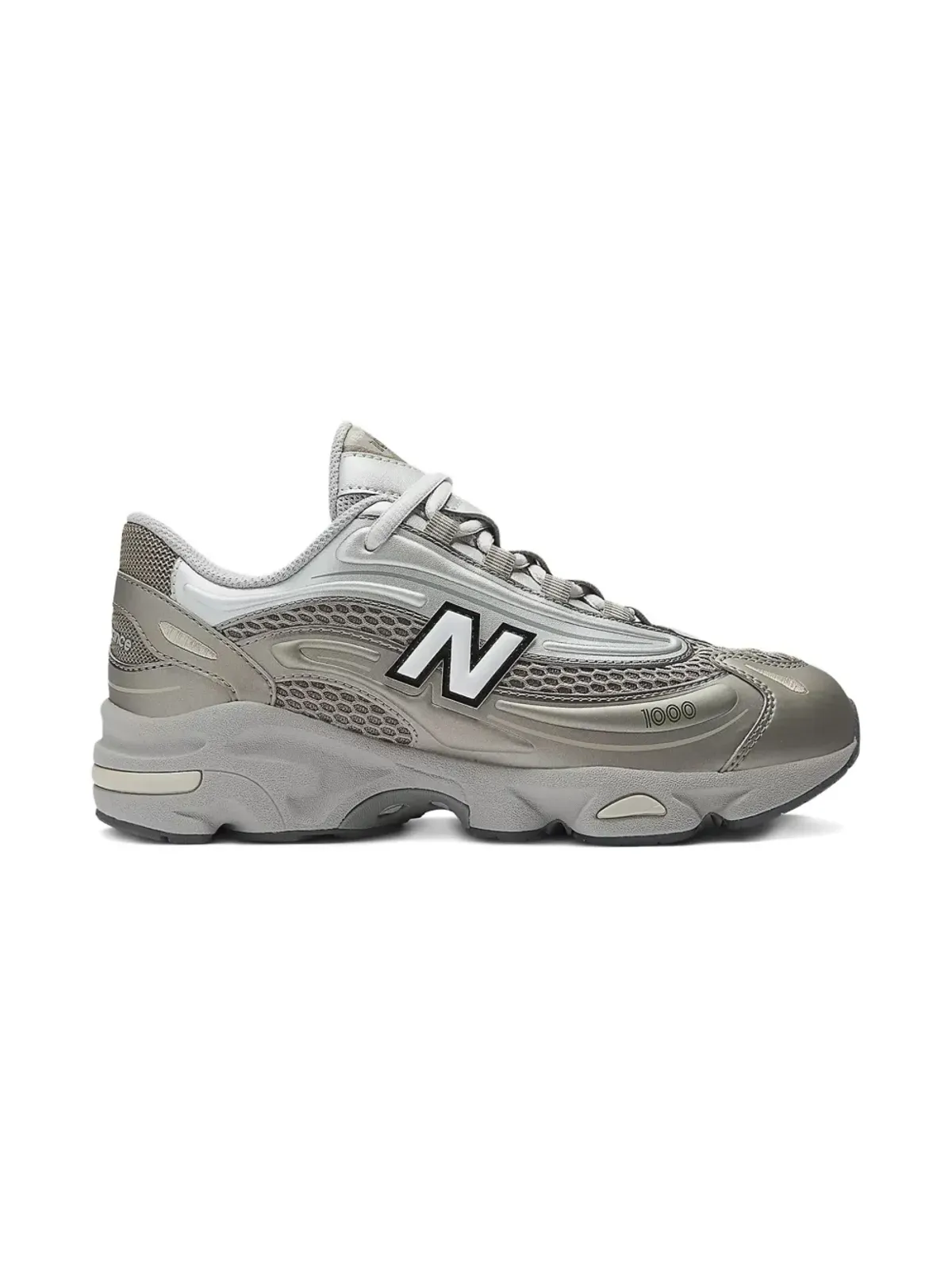 New Balance Kids 1000 Lace メタリックエフェクト スニーカー - 画像5