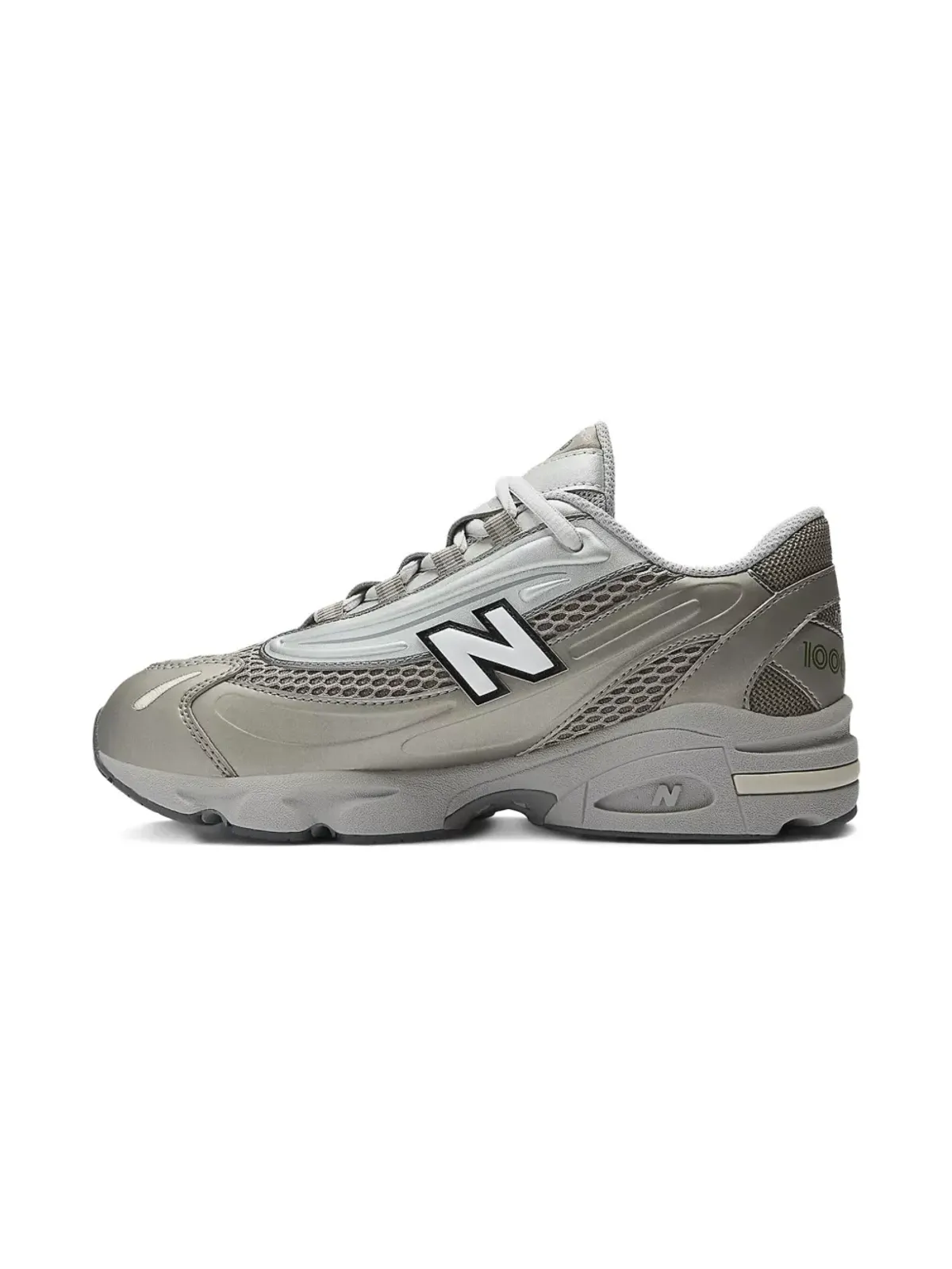 New Balance Kids 1000 Lace メタリックエフェクト スニーカー - 画像2