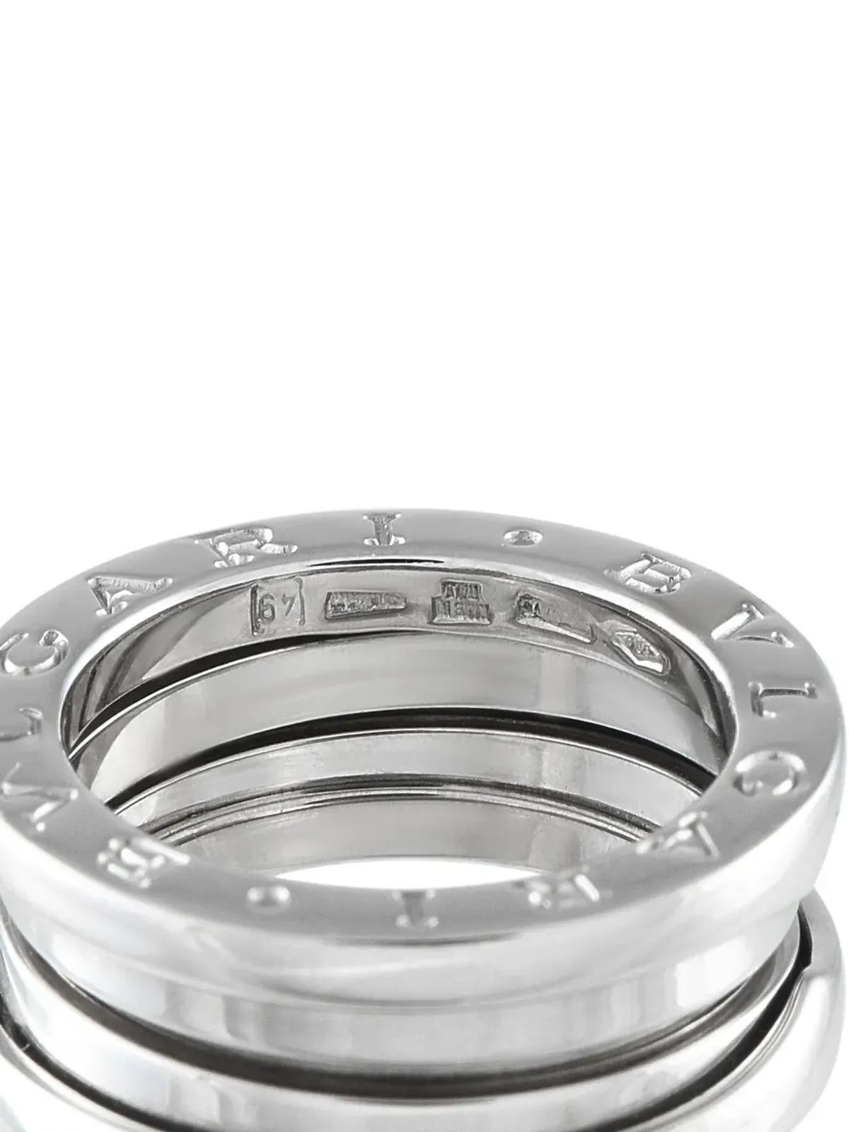 Bvlgari 18Kホワイトゴールド B.zero1 リング（ビンテージ） - 画像3