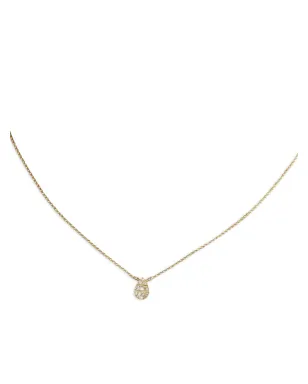 LB Exclusive 14Kイエローゴールド ダイヤモンド ペンダントネックレス - サムネイル2