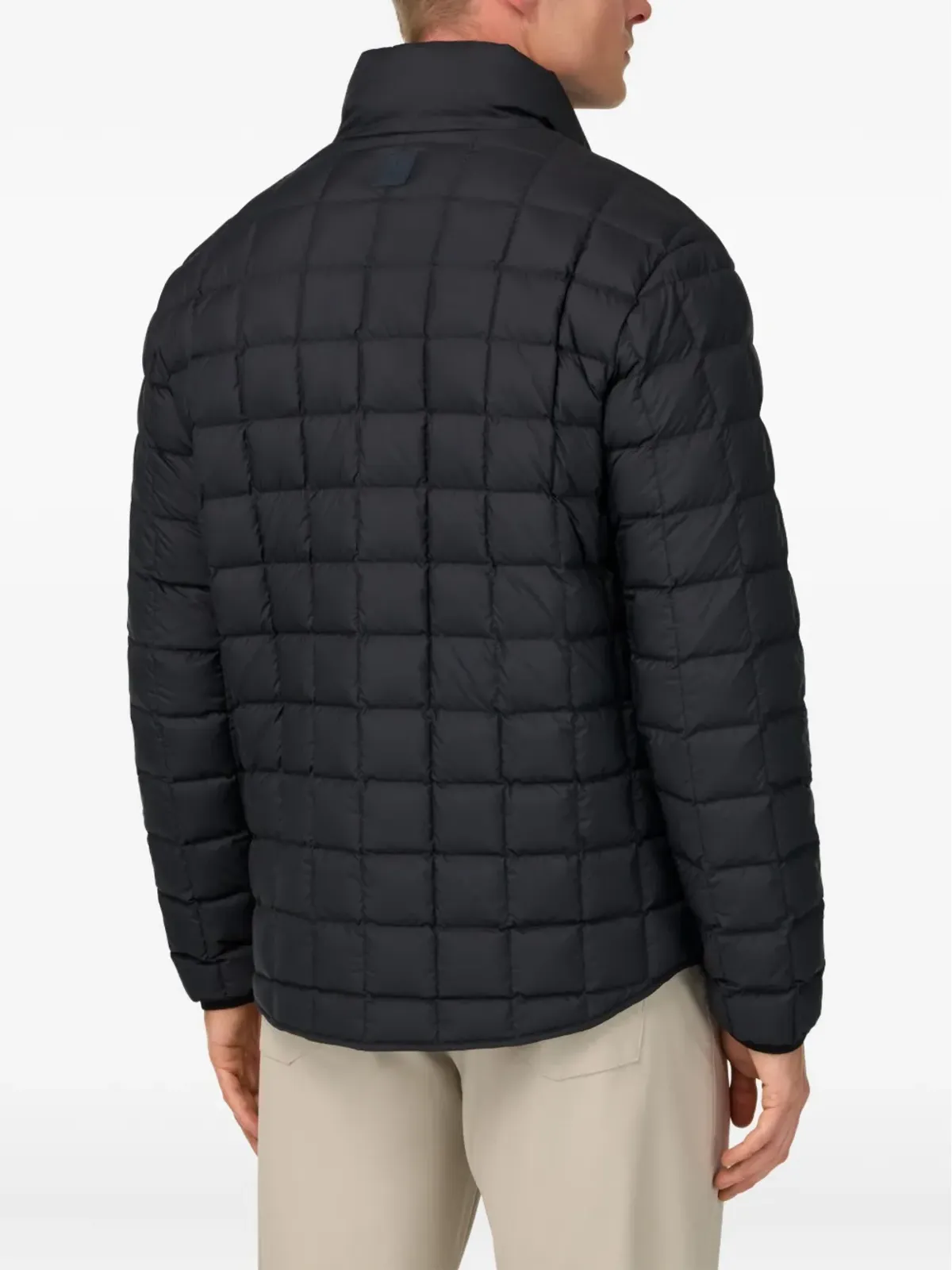 Boggi Milano グースダウン入りキルティッドボンバージャケット - 画像4