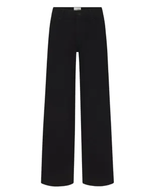 FRAME Le Slim wide-leg jeans - Black - サムネイル1