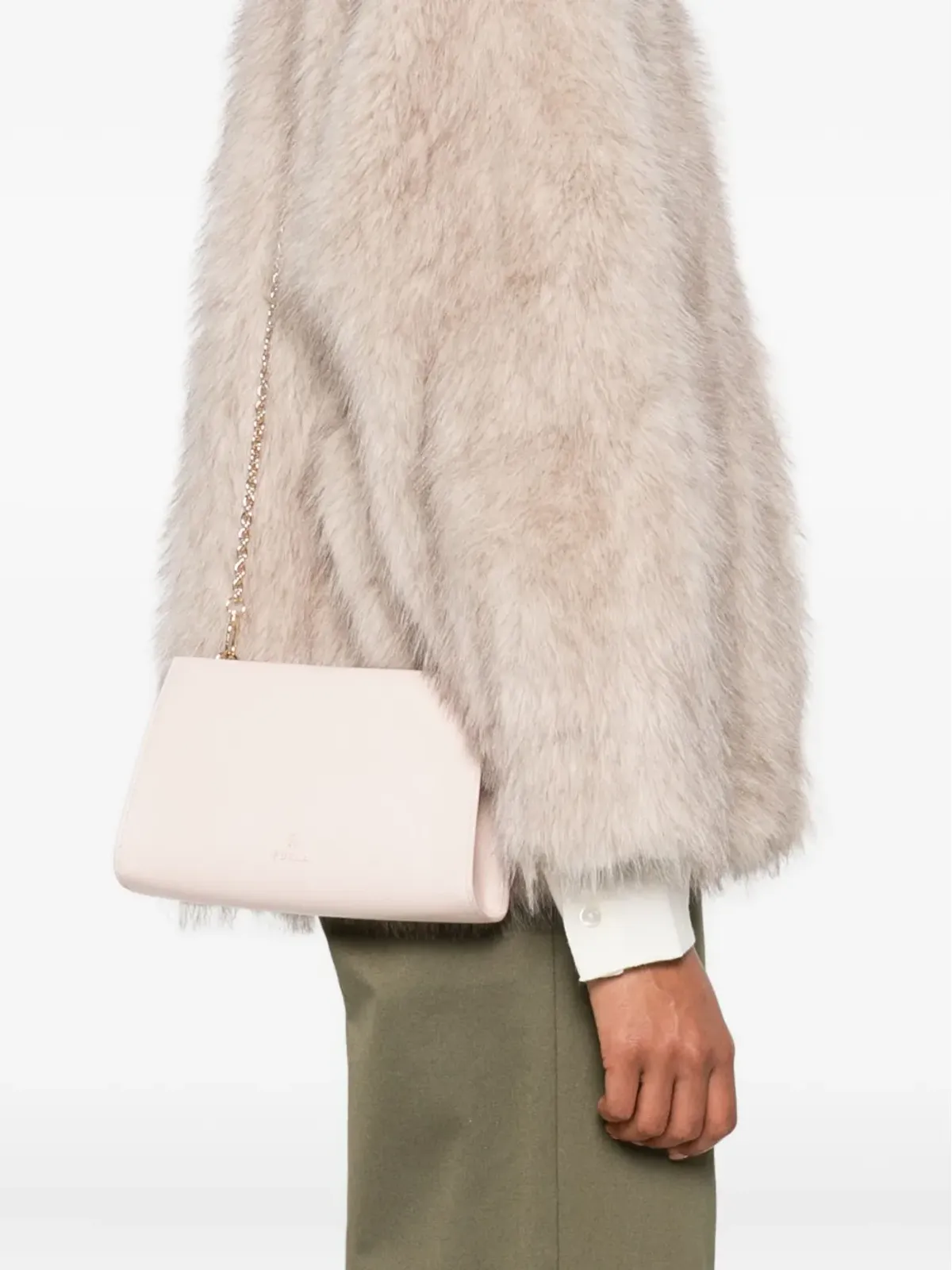 Furla チェーンストラップ レザー クロスボディバッグ - 画像2