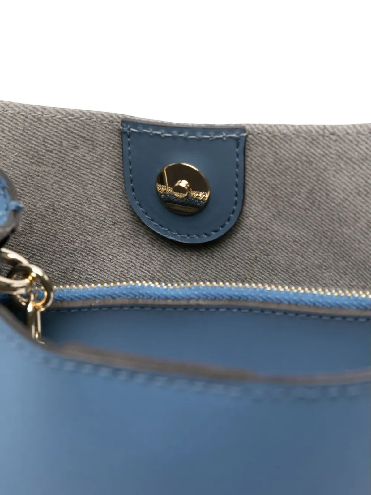 Furla スフェラ トップハンドル レザー バケットバッグ - 画像5