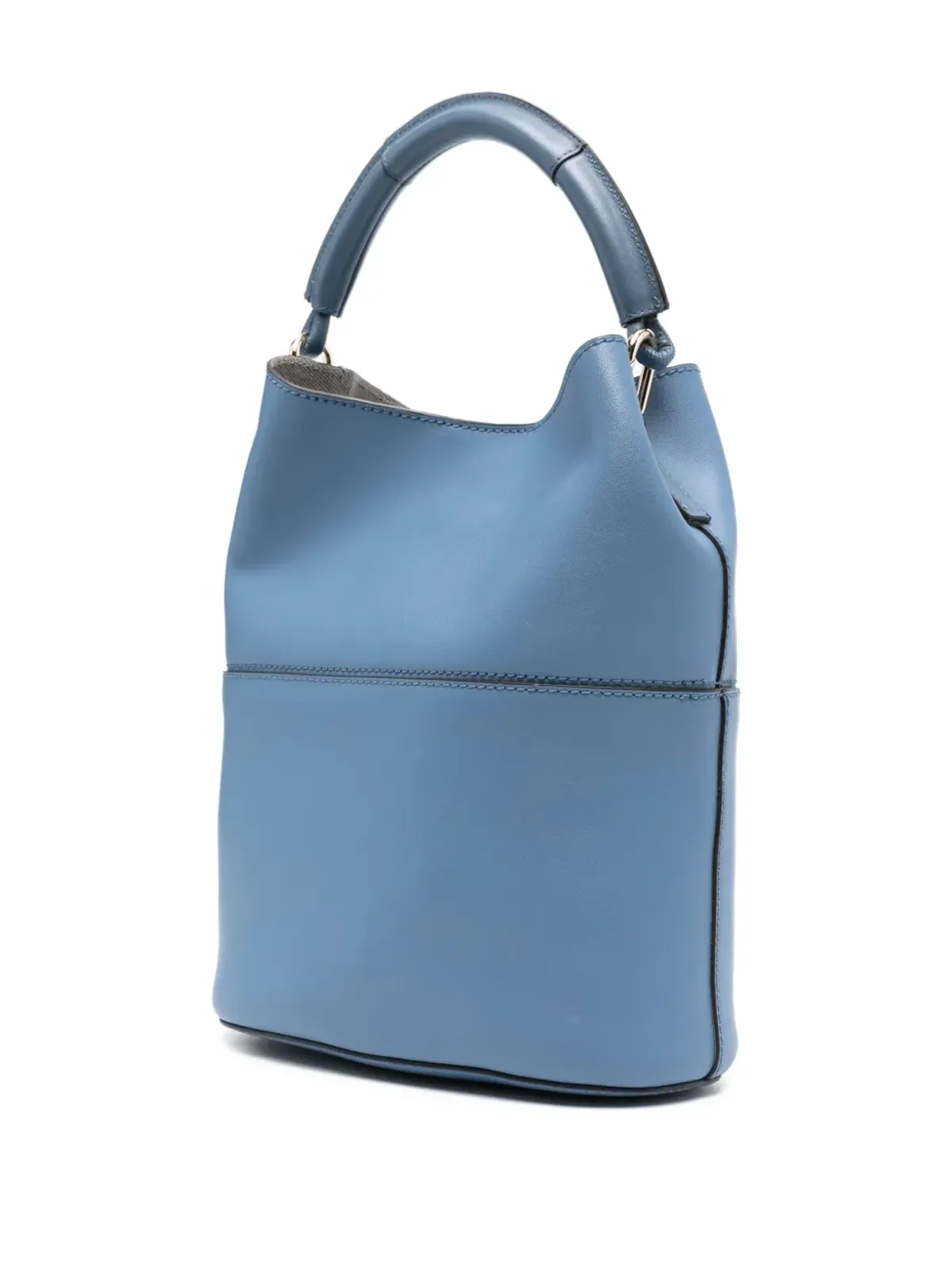 Furla スフェラ トップハンドル レザー バケットバッグ - 画像3
