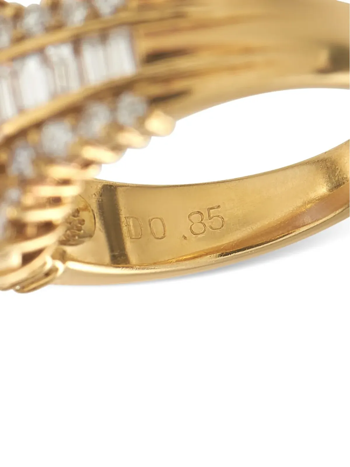 LB Exclusive 18K イエローゴールド タンザナイトとダイヤモンド リング - 画像4