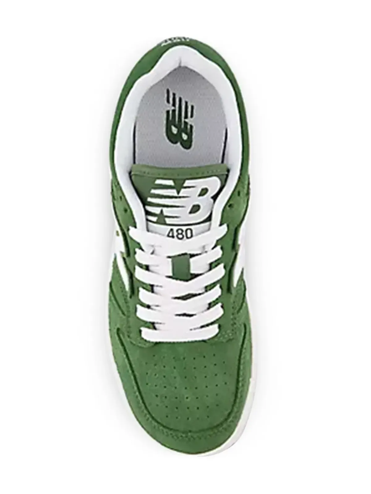 New Balance Kids B480 レースアップ スエード/レザー スニーカー - 画像3