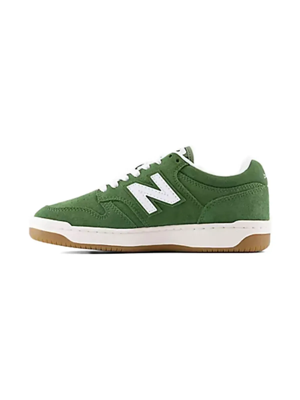 New Balance Kids B480 レースアップ スエード/レザー スニーカー - 画像4