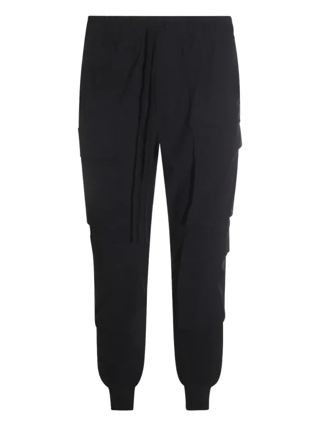 thom/krom Thom Krom カーゴポケット付きエラスティックウエストパンツ - ブラックの商品画像