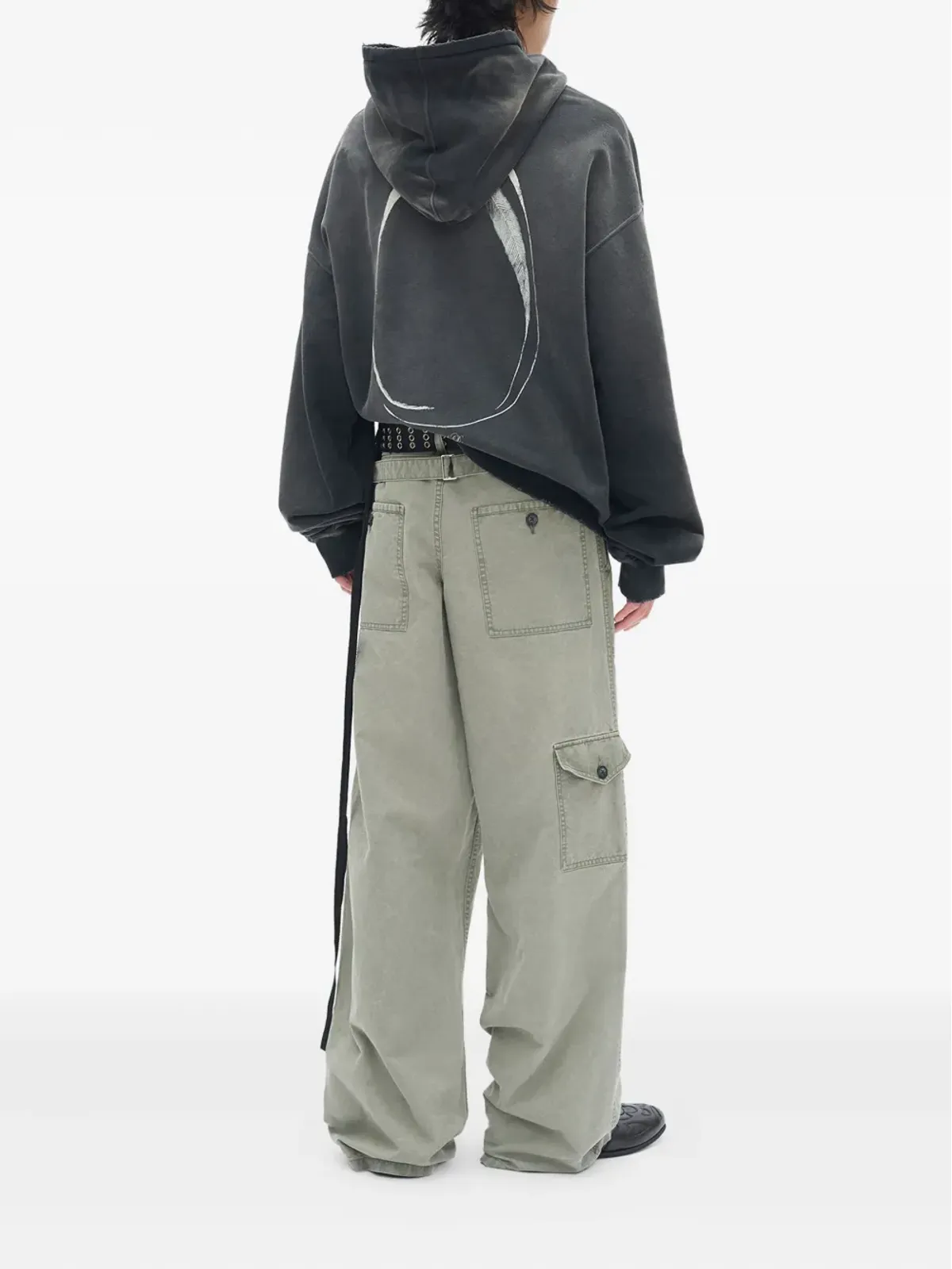 Ann Demeulemeester カーゴコットンパンツ - 画像2