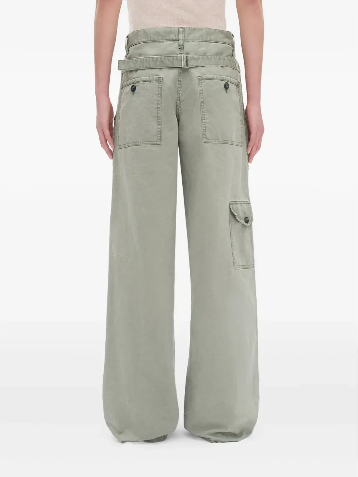 Ann Demeulemeester カーゴコットンパンツ - 画像4