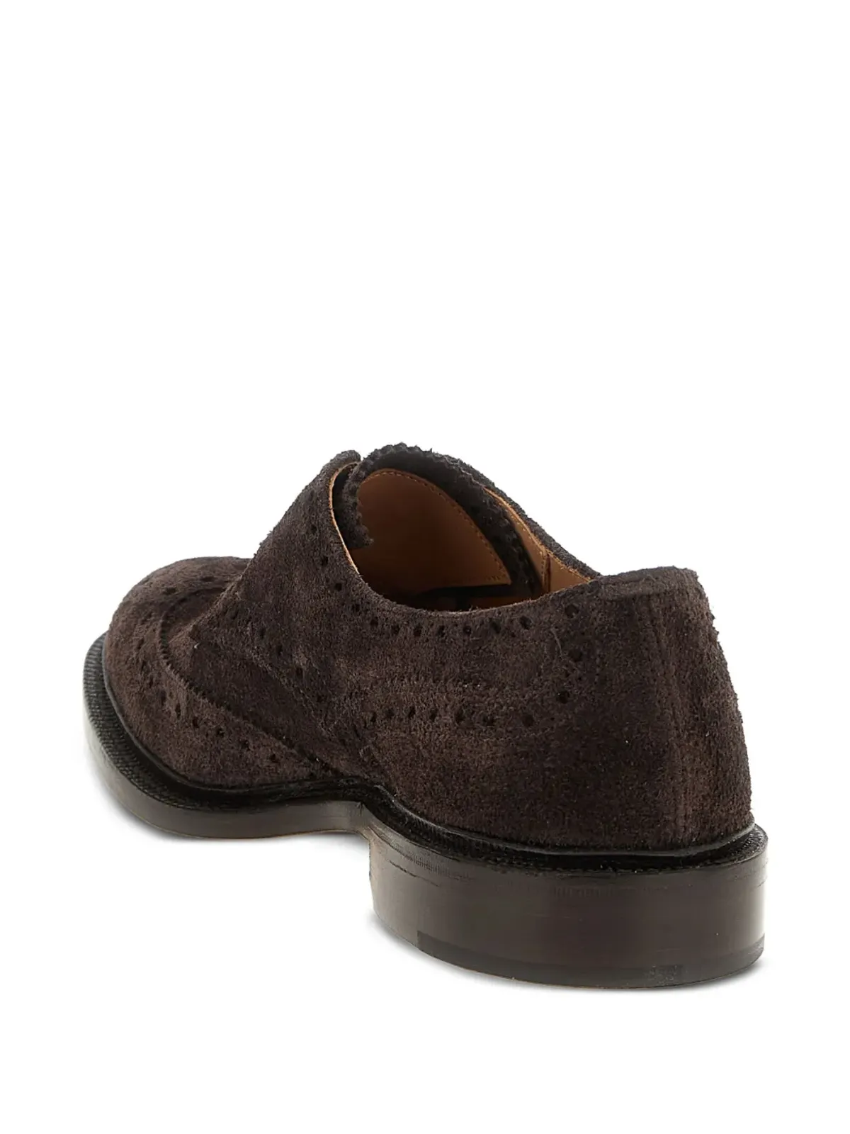 Tricker's Bourtonスエードレースアップオックスフォードシューズ - ブラウン - 画像3