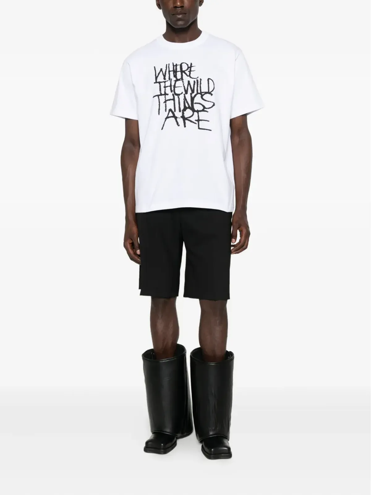 sacai グラフィティプリントTシャツ - 画像2