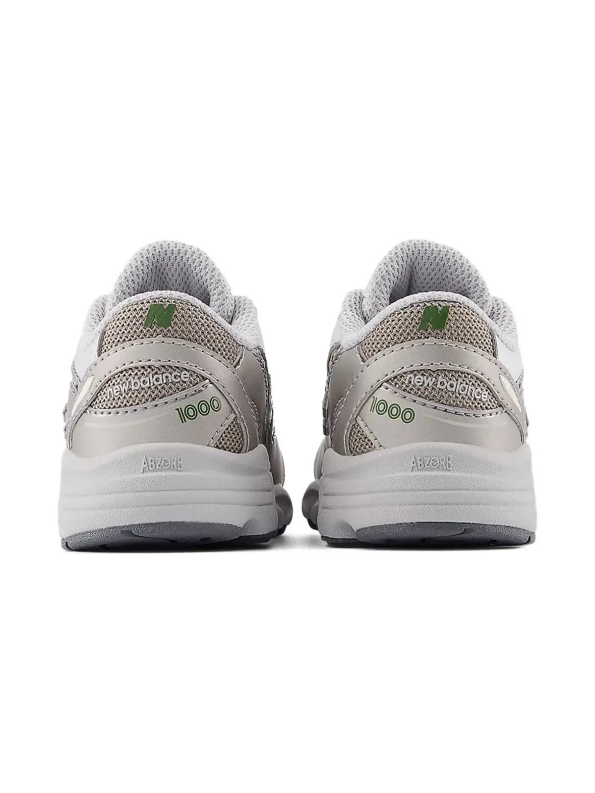 New Balance Kids 1000 バンジー レース メタリックエフェクト スニーカー - 画像4