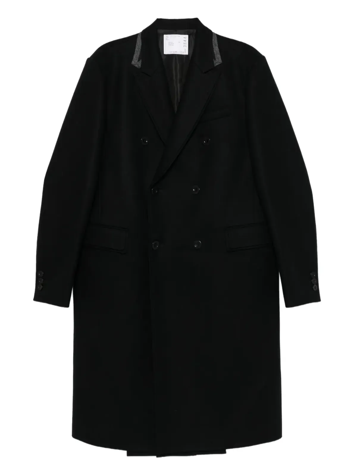 sacai ダブルブレストコート - 画像1