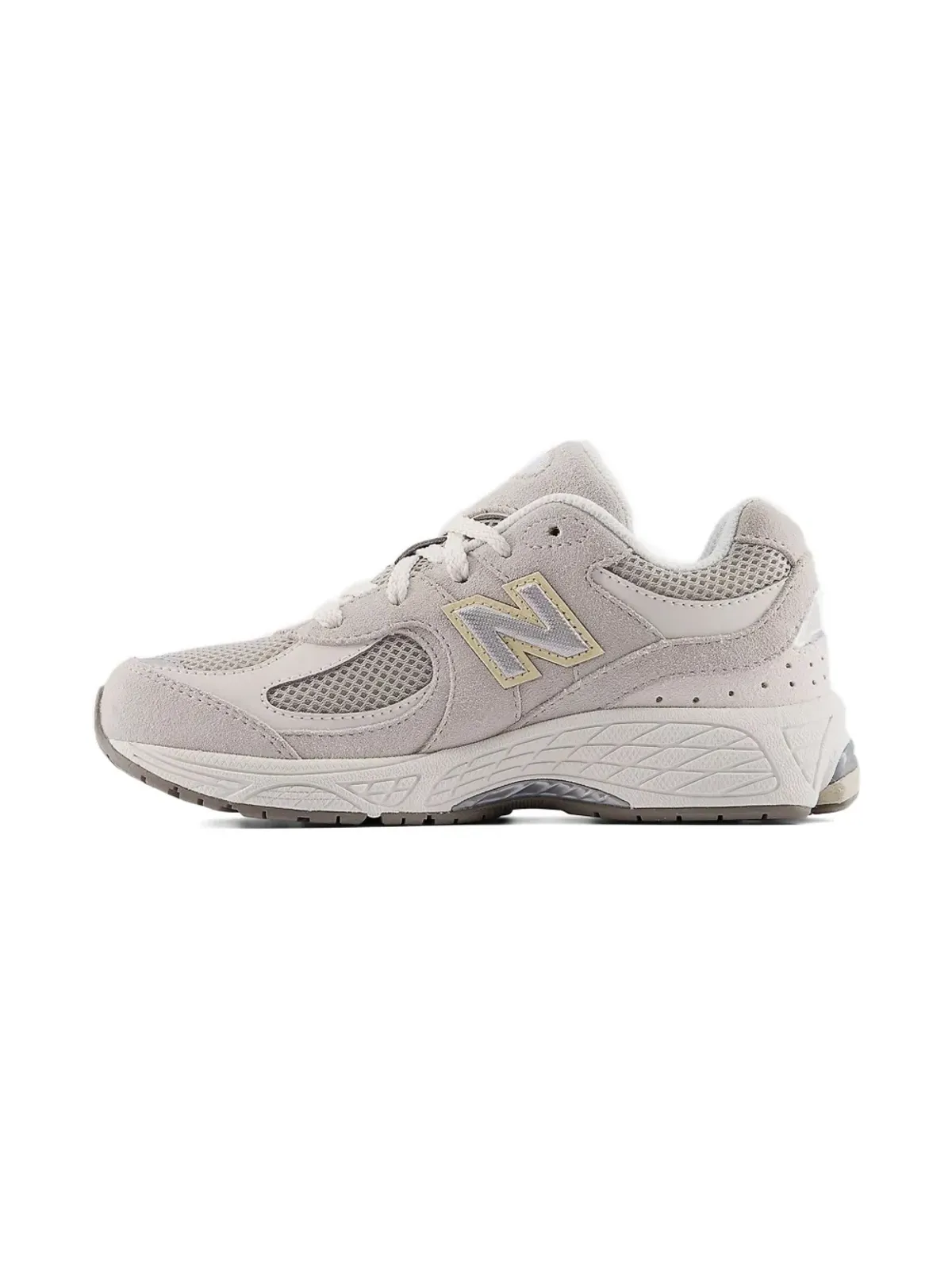 New Balance Kids 2002 メッシュスニーカー グレー - 画像2