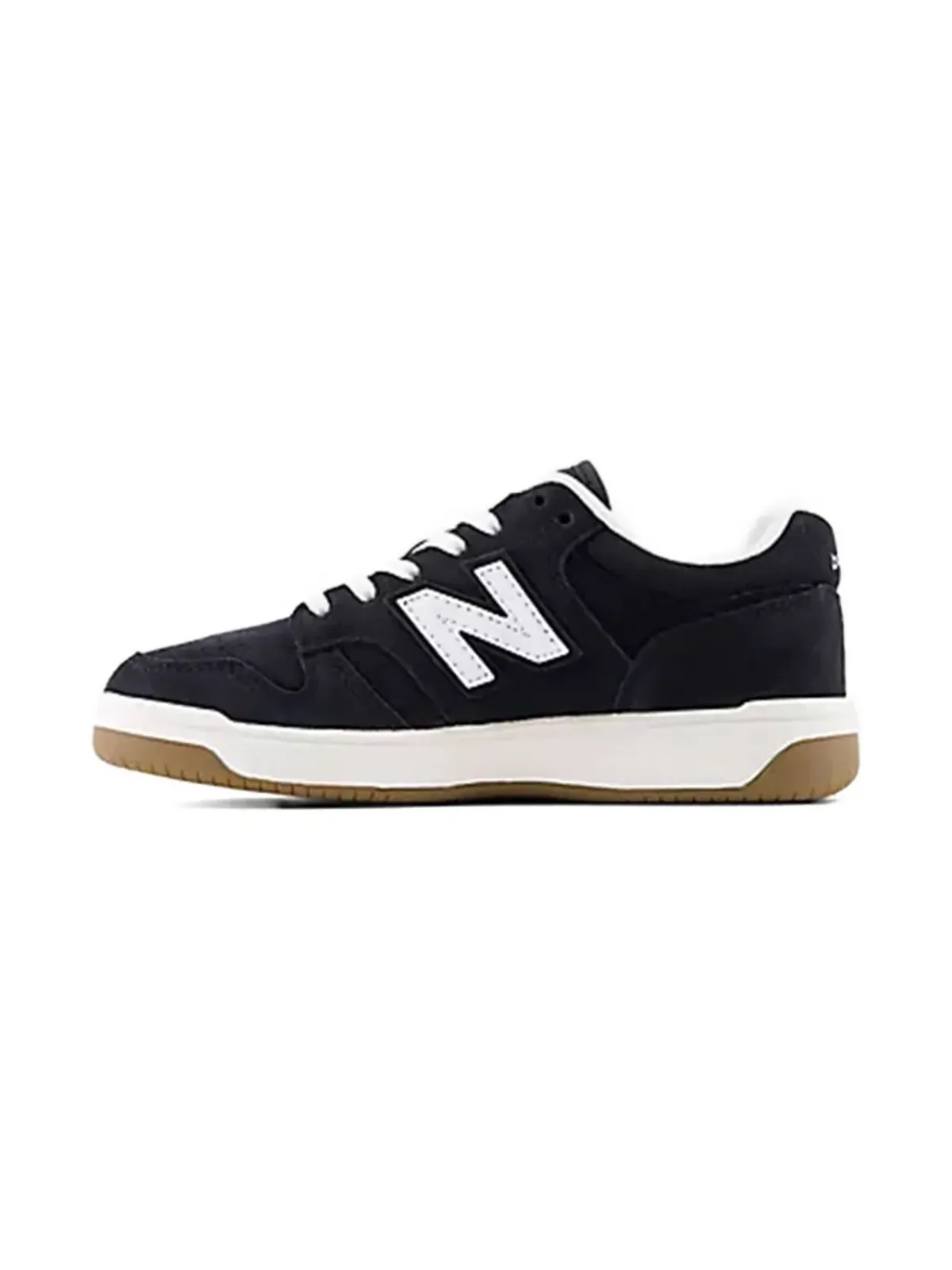 New Balance Kids 480 ロゴスニーカー ブラック - 画像4