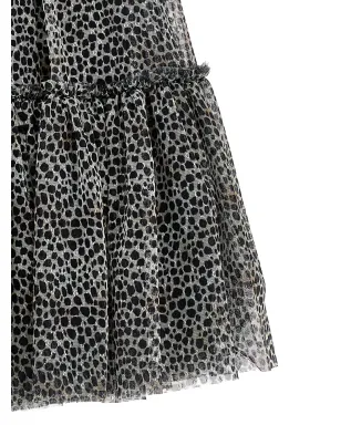 Philosophy Di Lorenzo Serafini Kids レオパード柄フリルのチュチュスカート - ホワイト - サムネイル3