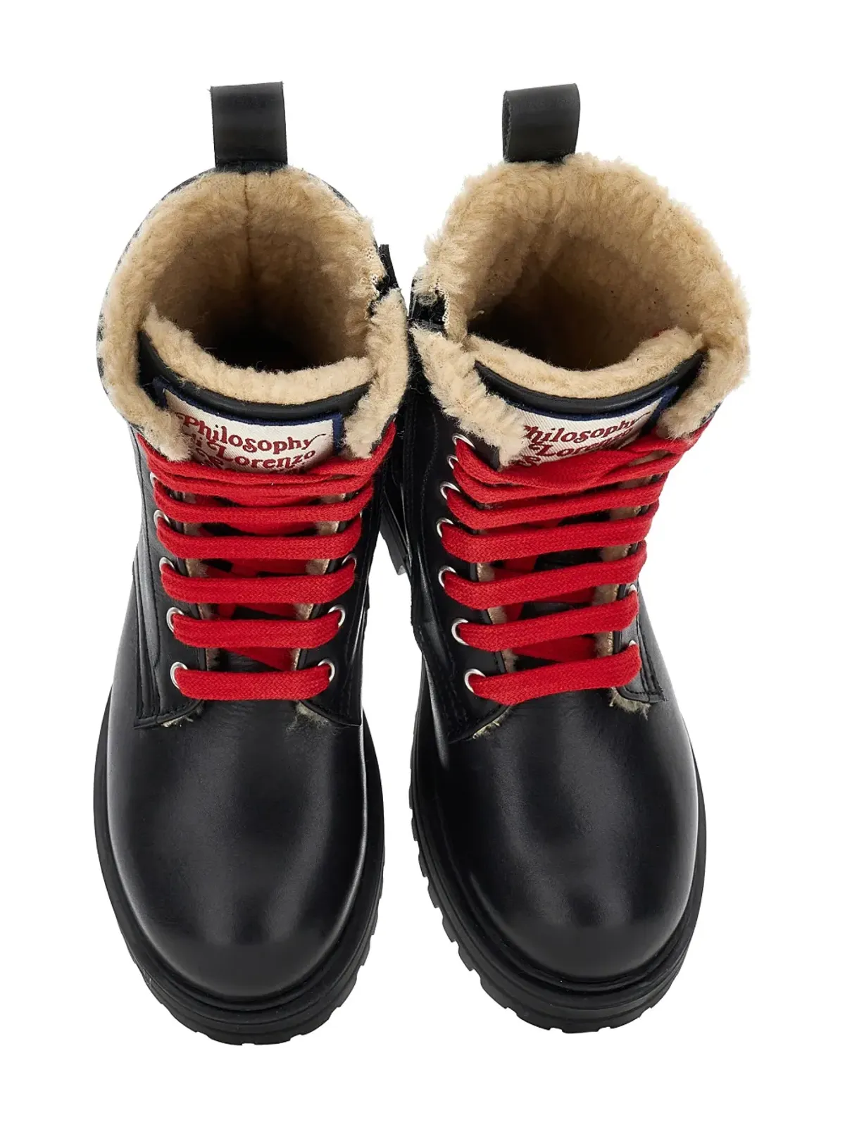 Philosophy Di Lorenzo Serafini Kids レースアップシアリングブーツ - 画像5