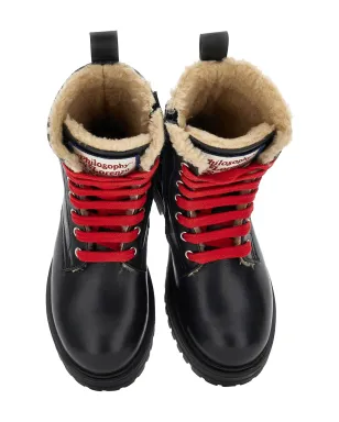 Philosophy Di Lorenzo Serafini Kids レースアップシアリングブーツ - サムネイル5