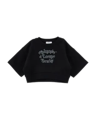 Philosophy Di Lorenzo Serafini Kids ロゴ刺繍入り半袖Tシャツ - サムネイル1