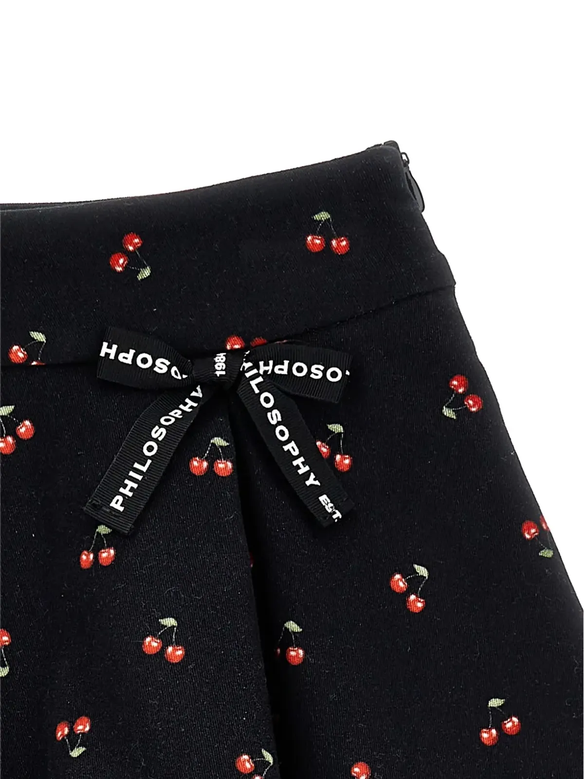 Philosophy Di Lorenzo Serafini Kids チェリープリントのプリーツスカート - 画像3