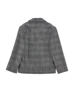 Philosophy Di Lorenzo Serafini Kids ダブルブレスト チェックブレザー - グレー - サムネイル2