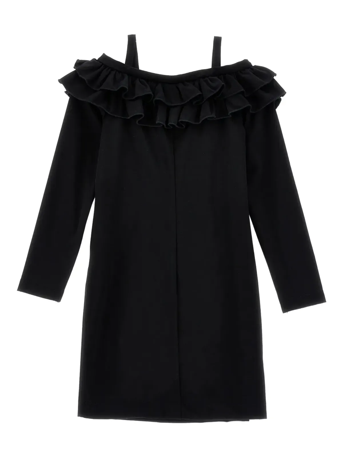Philosophy Di Lorenzo Serafini Kids ruffled off-shoulder dress - Black - 画像2