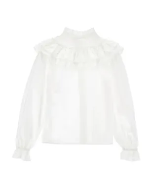 Philosophy Di Lorenzo Serafini Kids ラッフルディテール ブラウス - サムネイル2