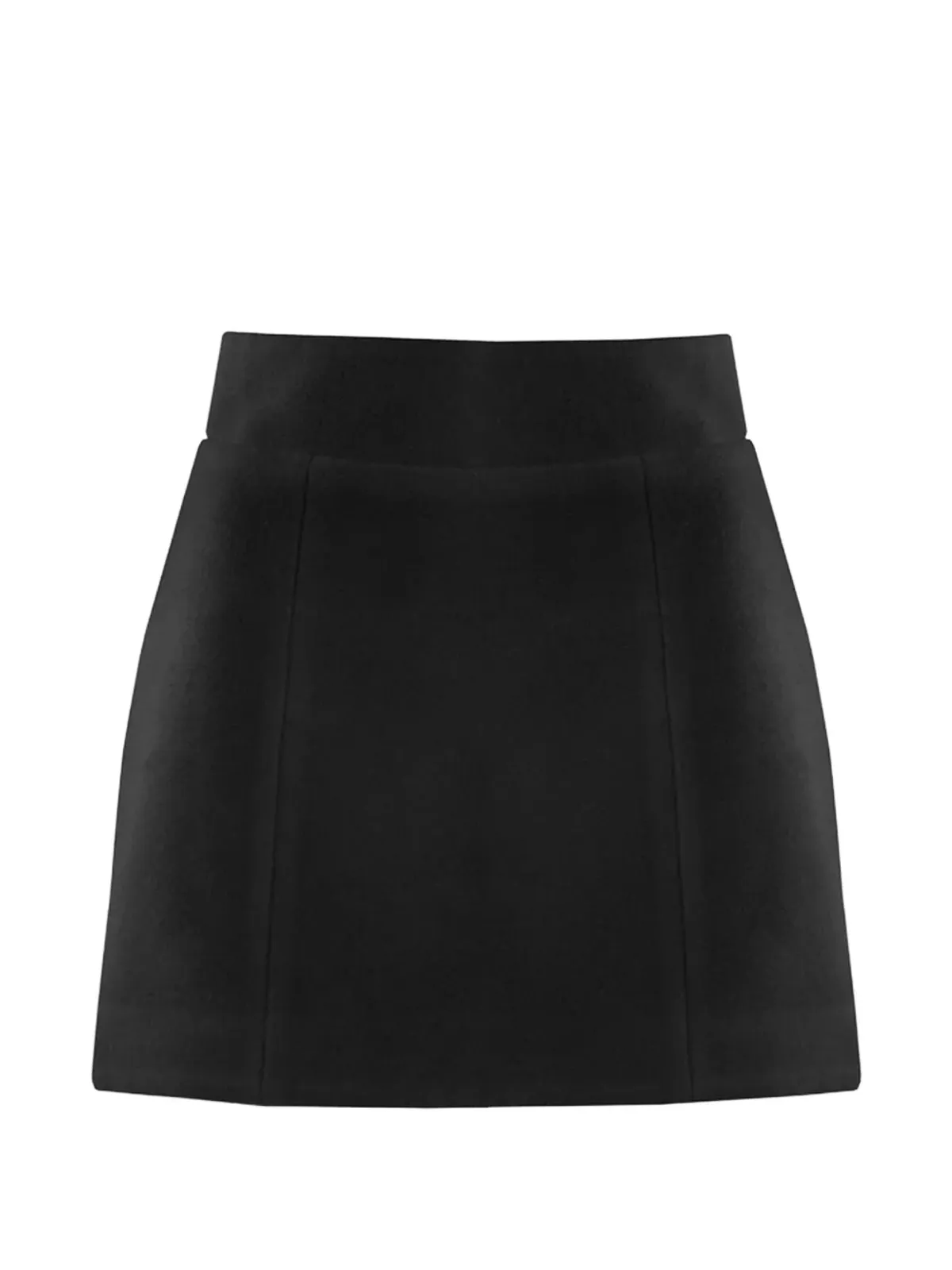 Vestiaire d'un Oiseau Libre ブラックのミニスカート - 画像5