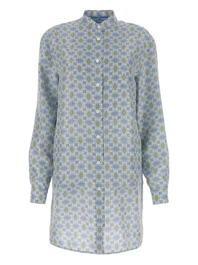 Prada Prada プリントシルクシャツドレスの商品画像