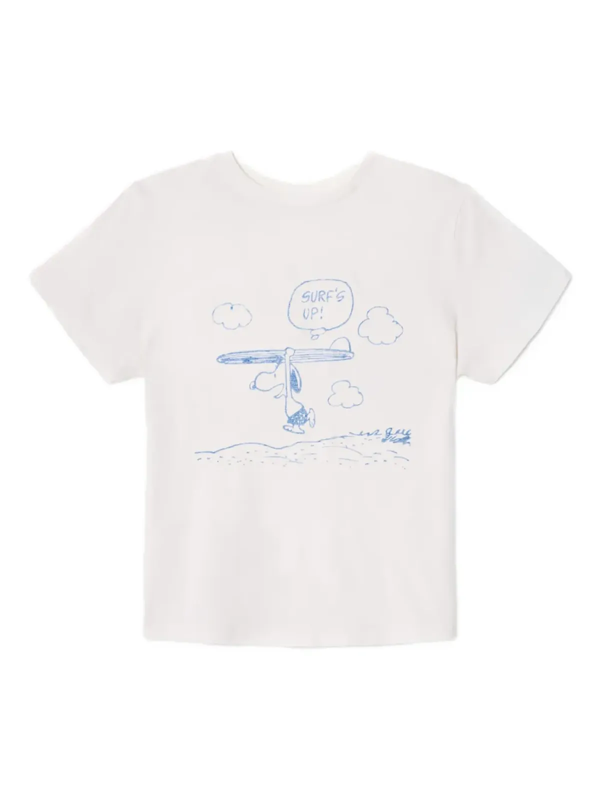 RE/DONE Snoopy Surfs Up Tシャツ - 画像1