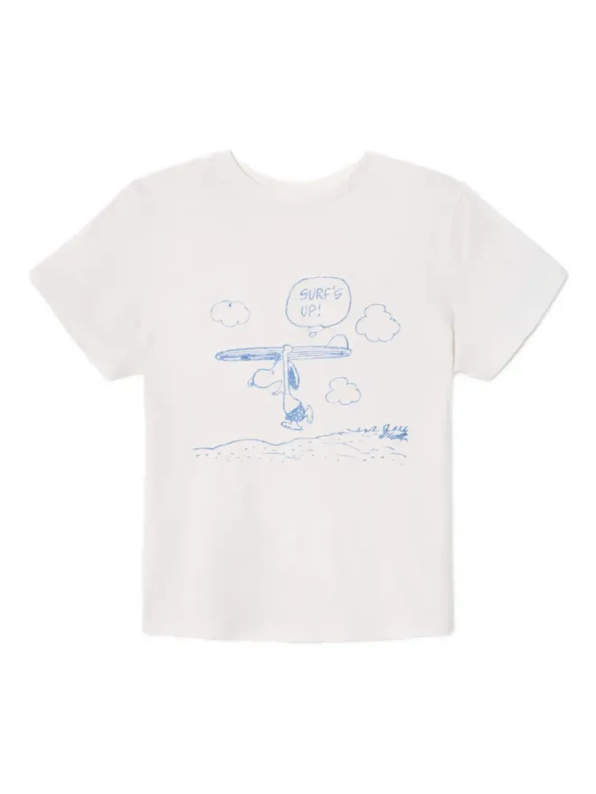 RE/DONE RE/DONE Snoopy Surfs Up Tシャツの商品画像