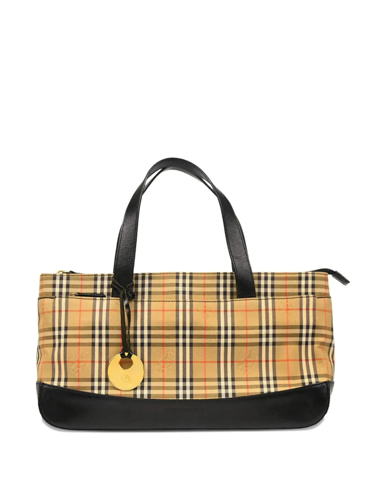 Burberry Pre-Owned 1990-2000s House Check-patterned tote bag - Neutrals - 画像1