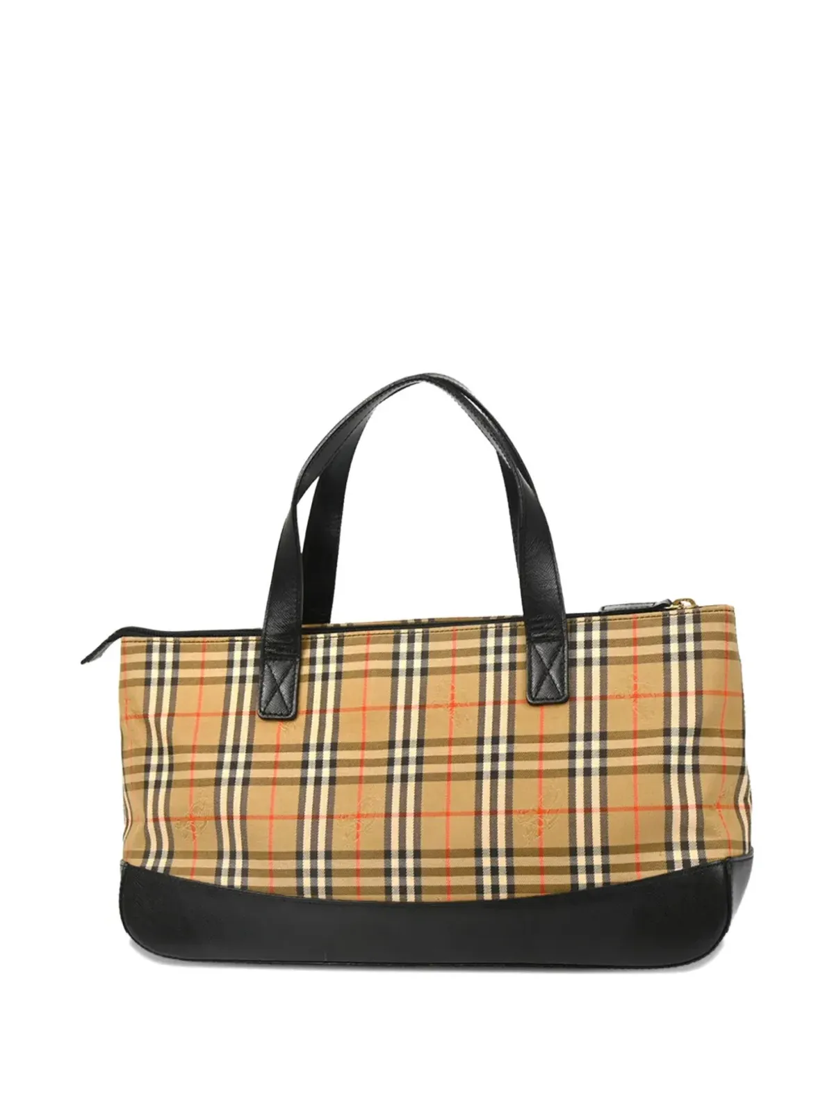 Burberry Pre-Owned 1990-2000s House Check-patterned tote bag - Neutrals - 画像2