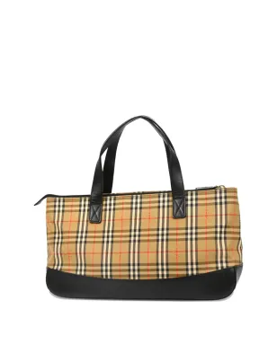 Burberry Pre-Owned 1990-2000s House Check-patterned tote bag - Neutrals - サムネイル2
