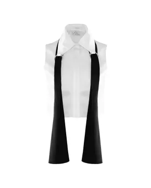 Vestiaire d'un Oiseau Libre スカーフディテールのシャツ - White - サムネイル1