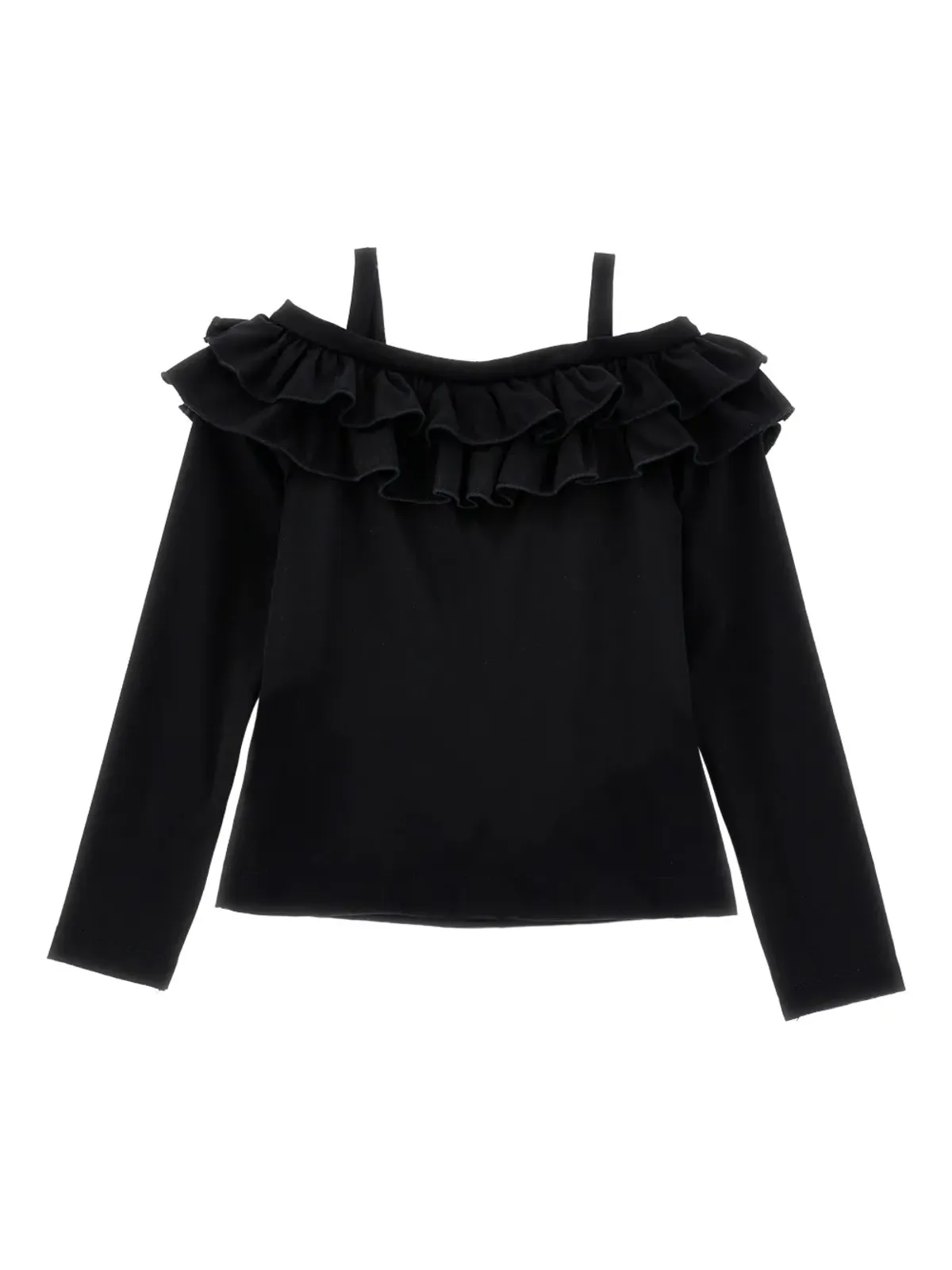Philosophy Di Lorenzo Serafini Kids ダブルフリルショルダーベアトップ - 画像2