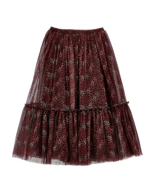 Philosophy Di Lorenzo Serafini Kids レオパード柄フリルスカート - サムネイル1